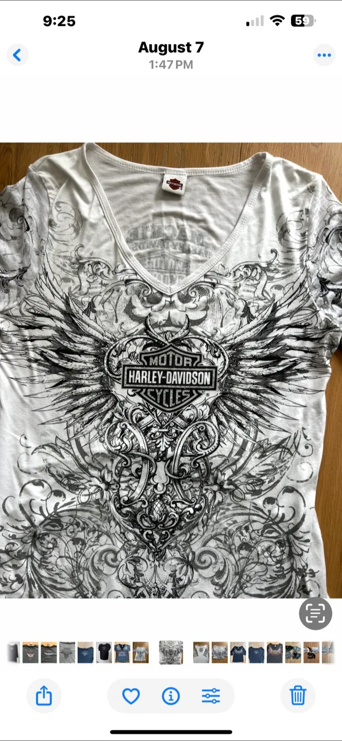 Harley-Davidson White Graphic Tee image indicator(3)