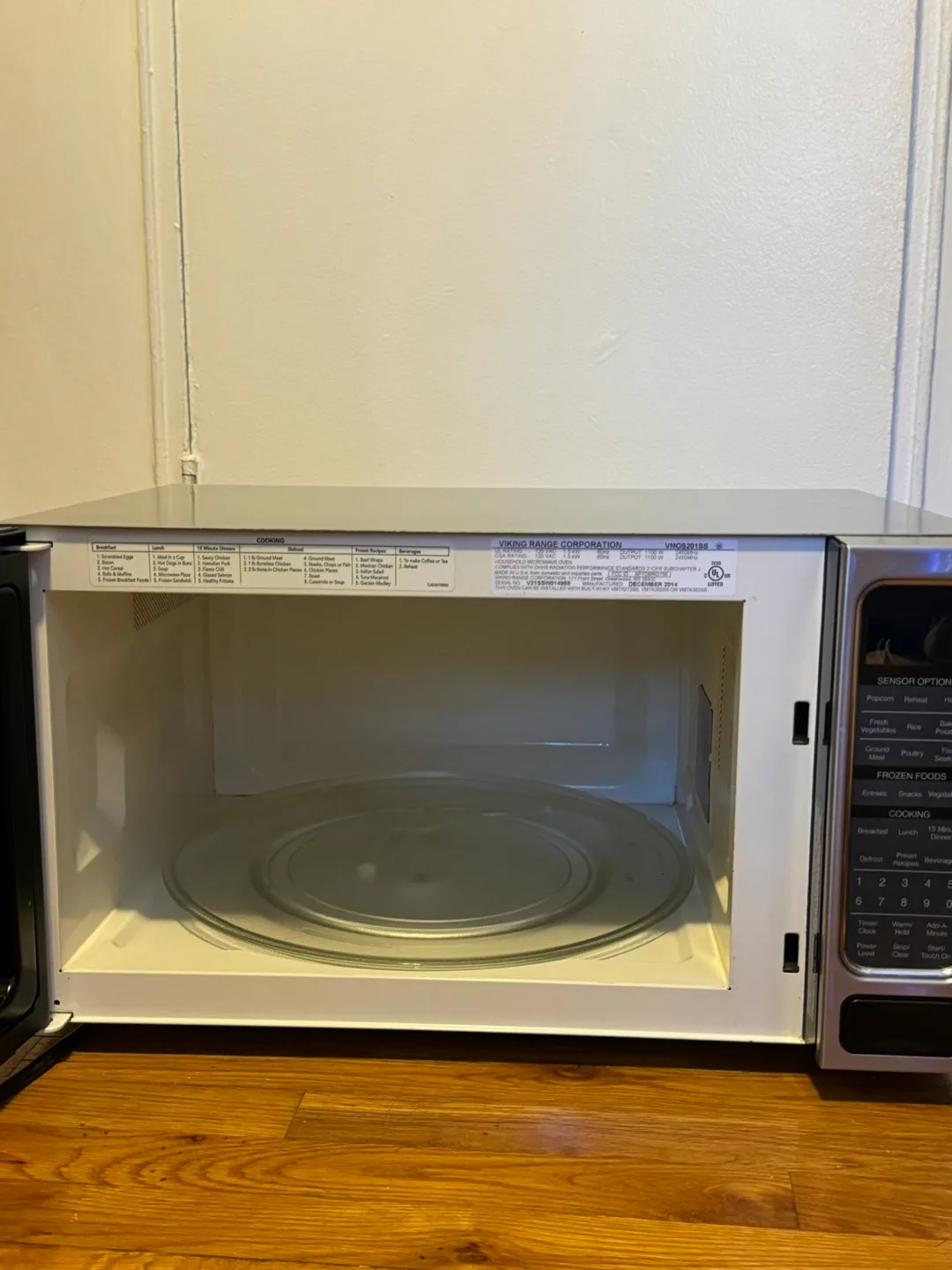 Viking Professional Stainless Steel Microwave Oven image indicator(7)