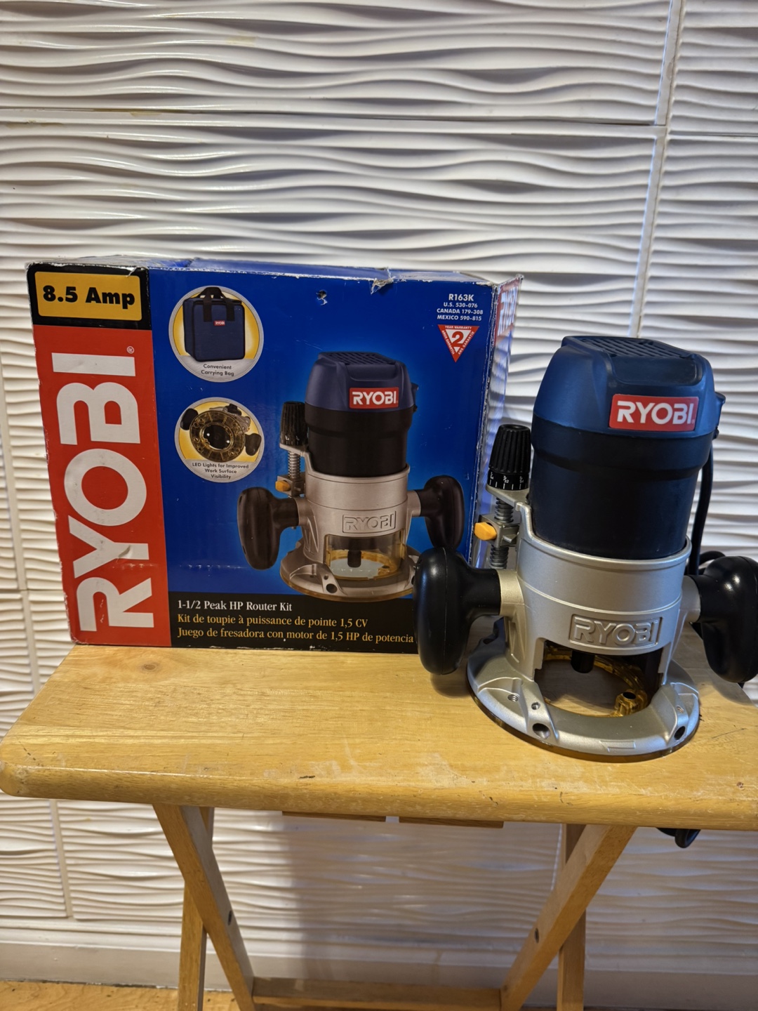 Ryobi R163K Router Kit - 1-1/2 Peak HP - photo 3