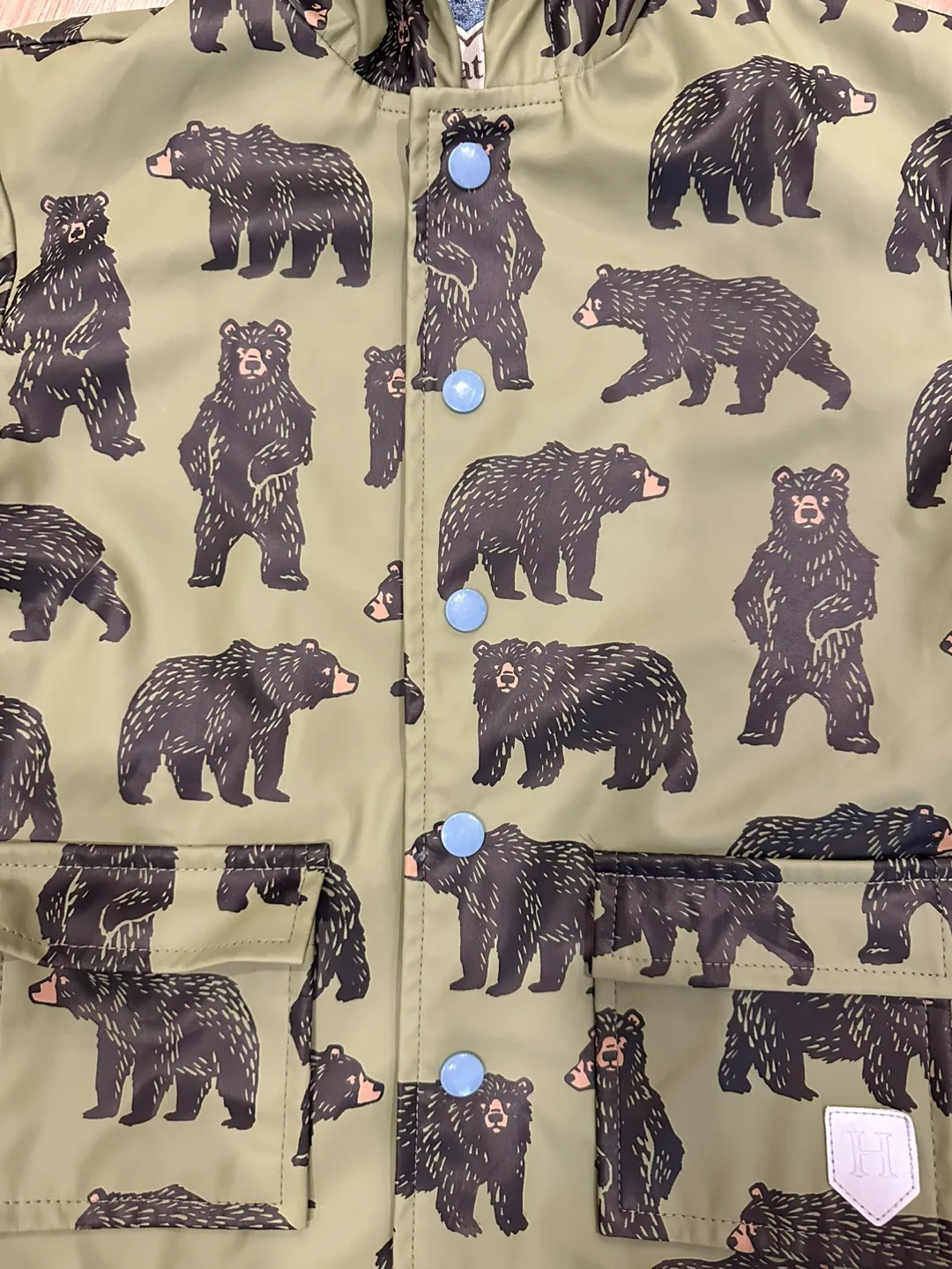 Hatley Bear Print Raincoat size 3 image indicator(3)
