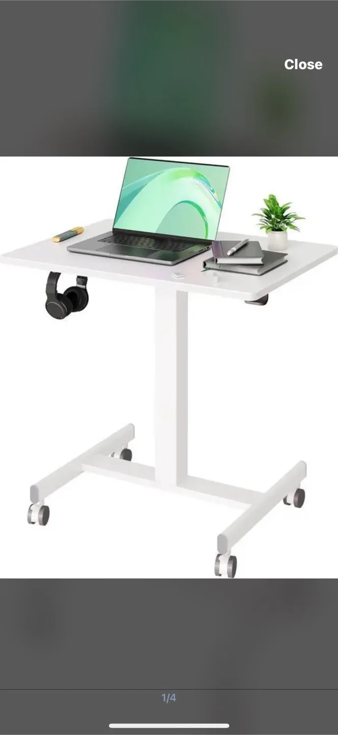 New Clark White Standing Desk thumbnail