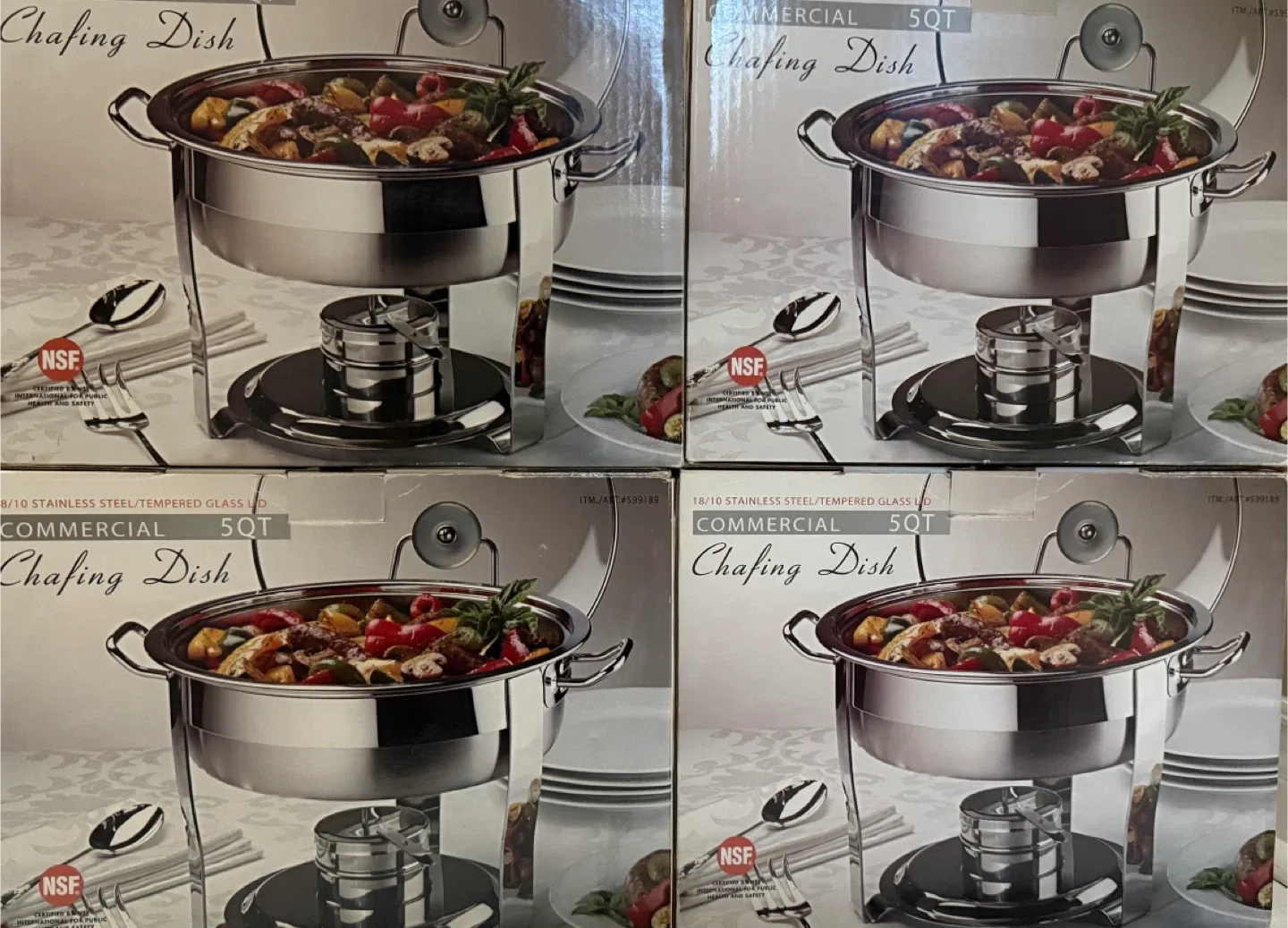 Commercial Chafing Dish - 5 Quart - New in Box 🥕 image indicator(3)