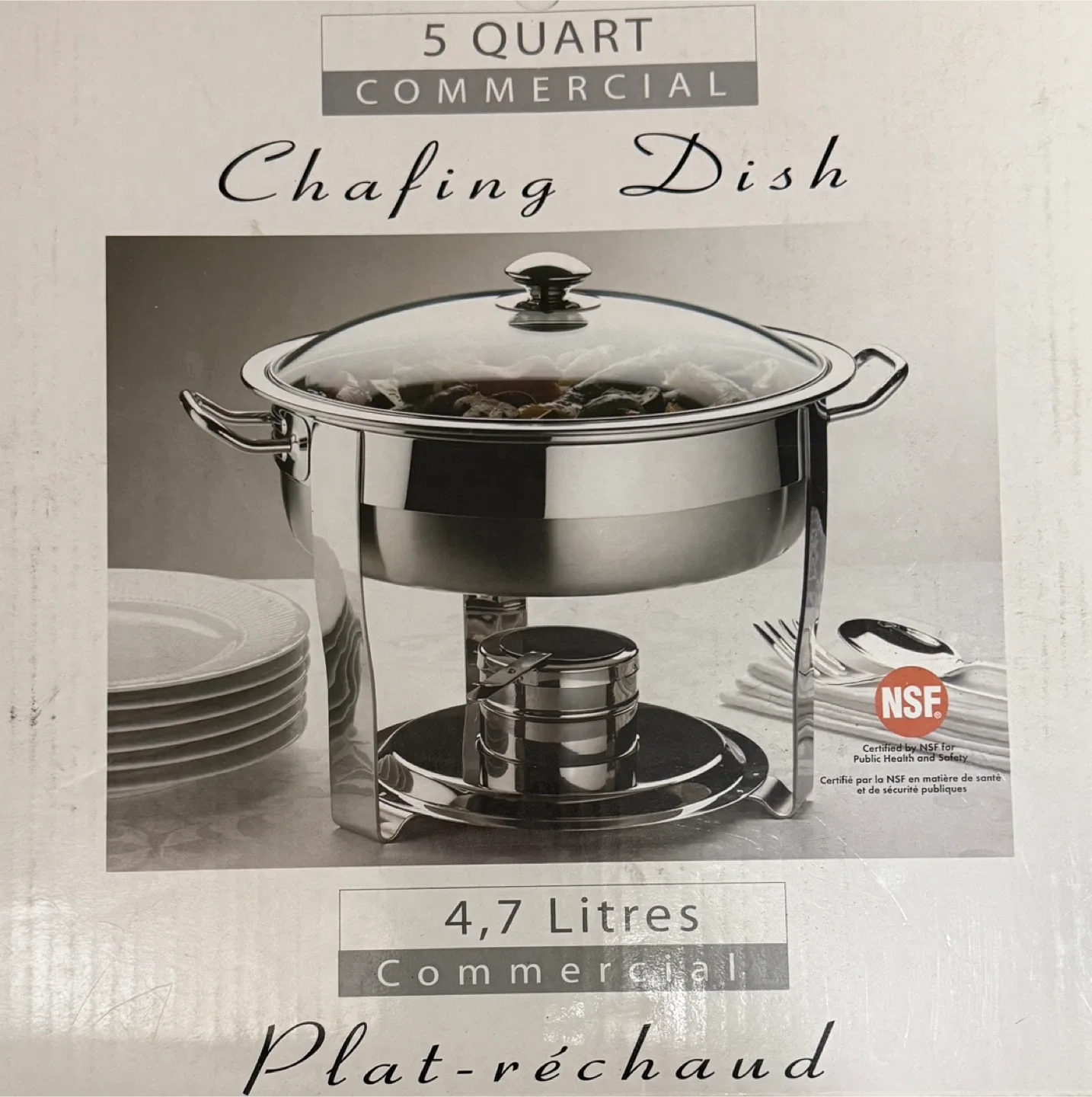 Commercial Chafing Dish - 5 Quart - New in Box 🥕 thumbnail
