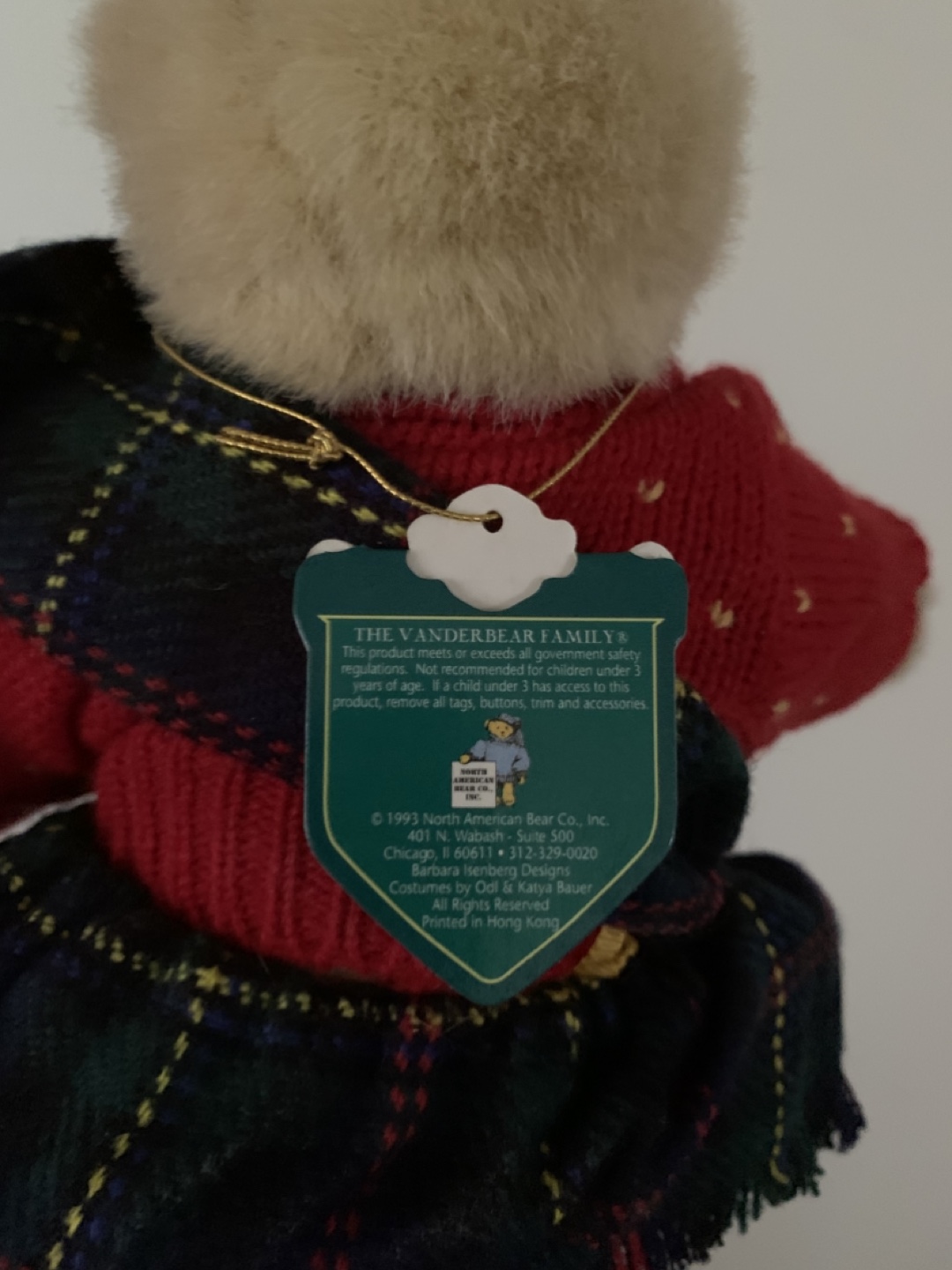 Muffy Vanderbear "A Highland Fling" vintage teddy bear - photo 3