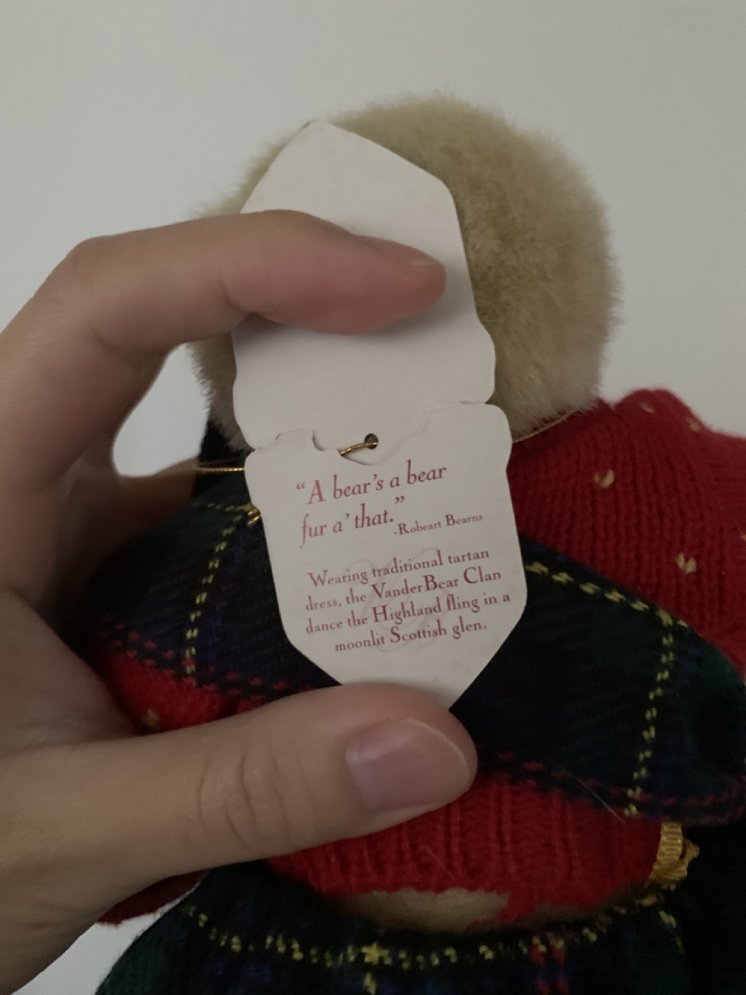 Muffy Vanderbear "A Highland Fling" vintage teddy bear - photo 5