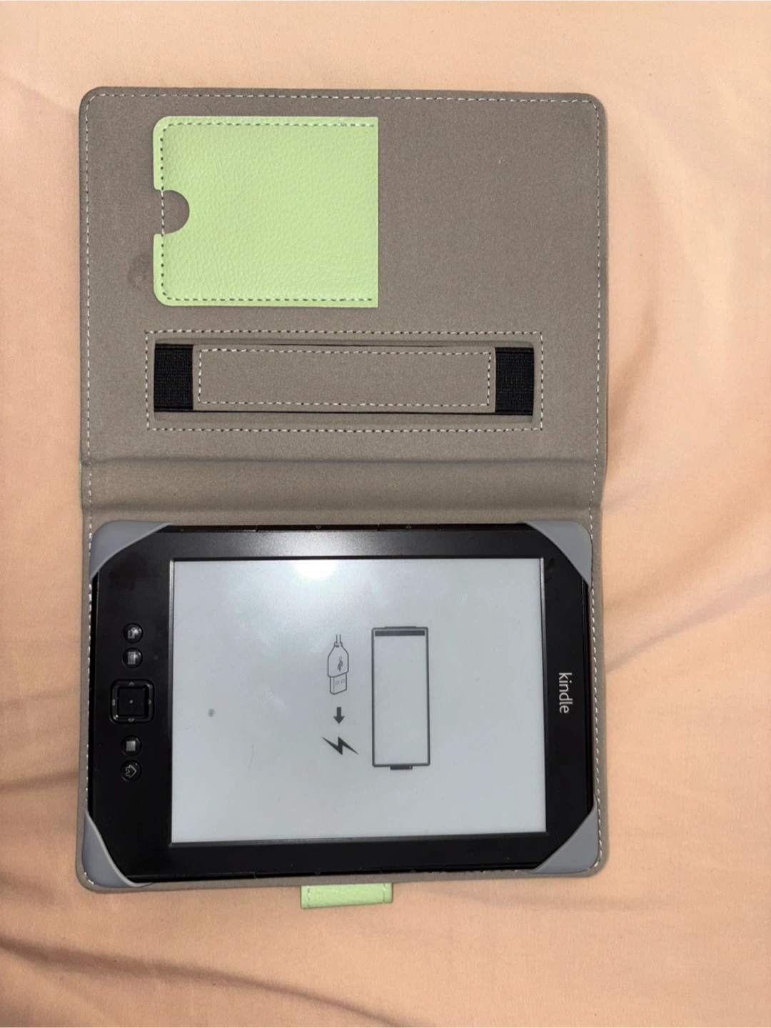 Kindle Case - Light Green