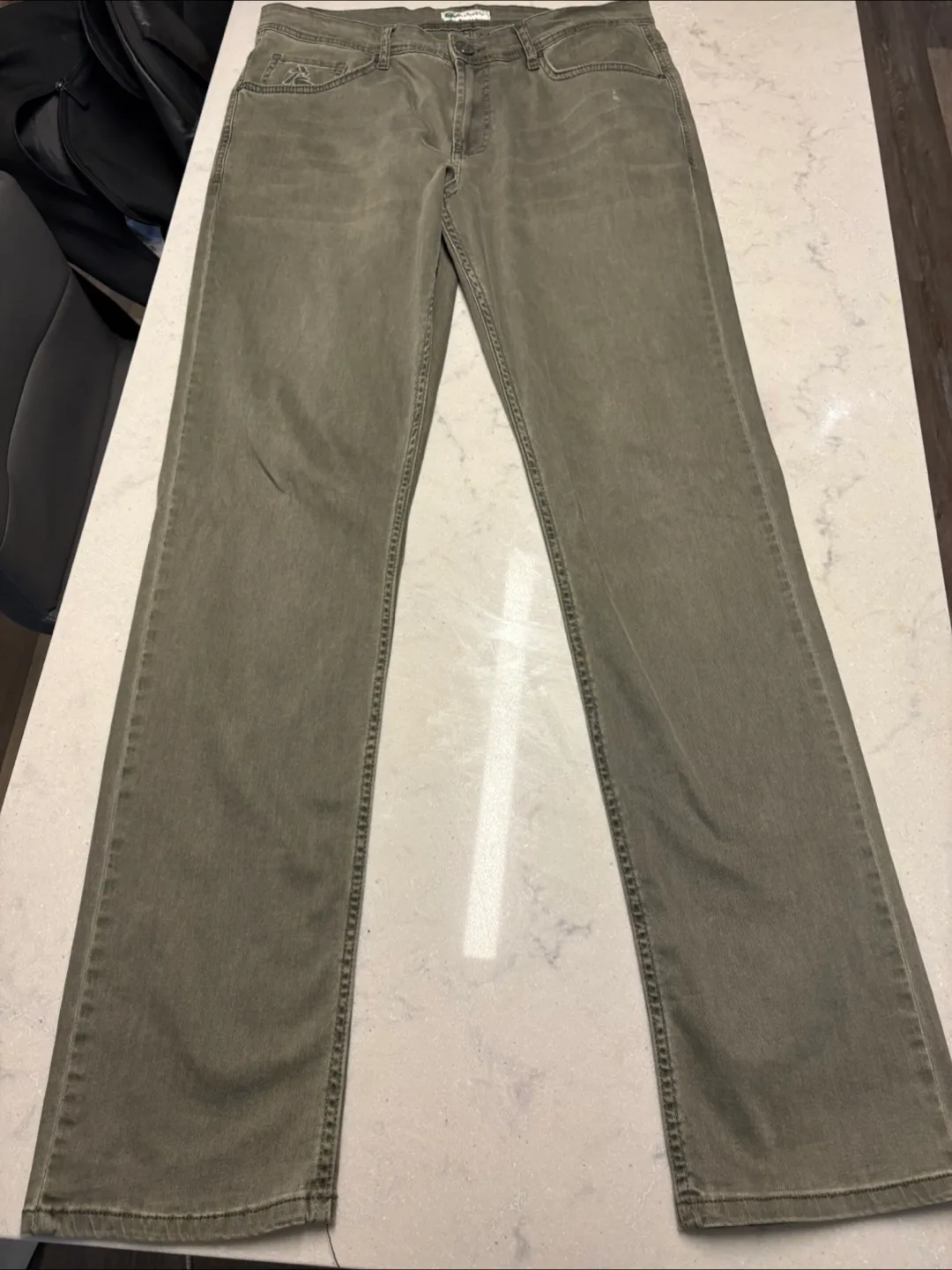 Lacoste Olive Green Jeans - Size 34 thumbnail