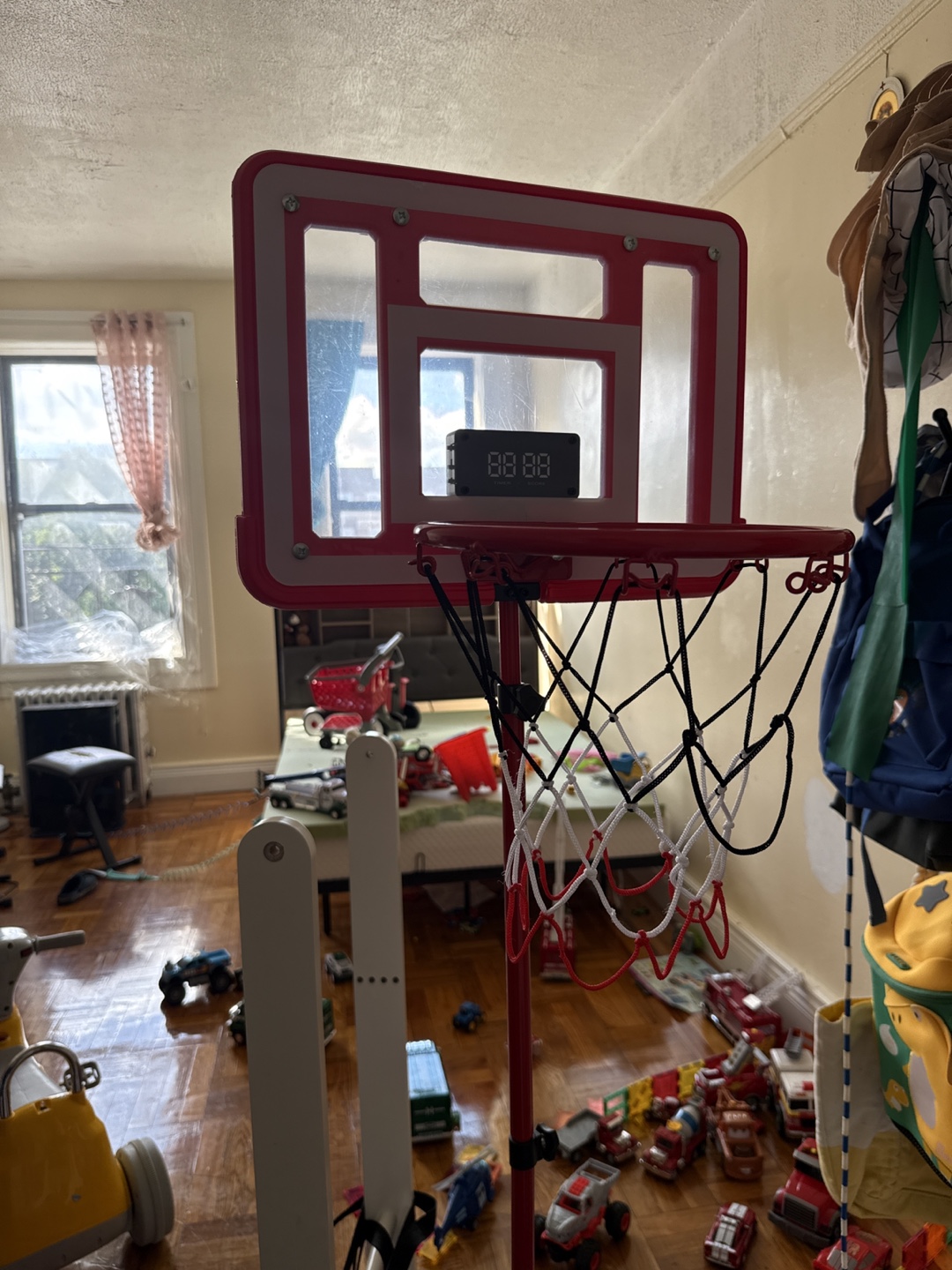 Kids Adjustable Basketball Hoop Set