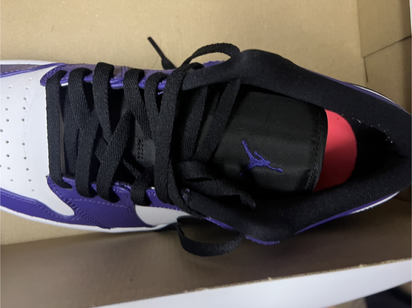 Air Jordan 1 Low Court Purple Size 12 - photo 4
