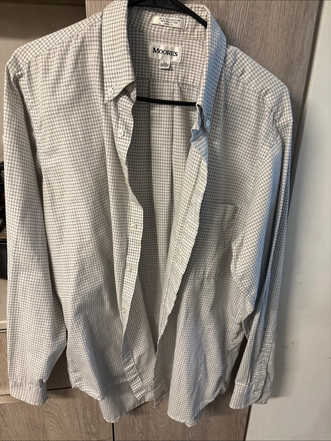 Moores Dress Shirt - Size 16 1/2 thumbnail