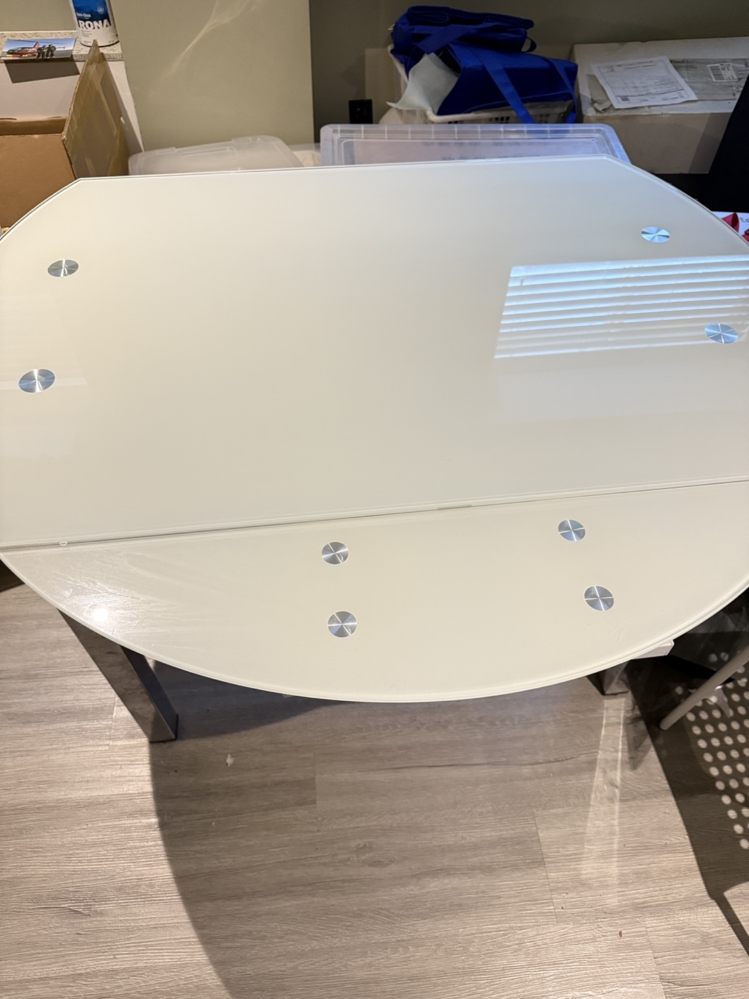 Glass Extended Dining Table - photo 2