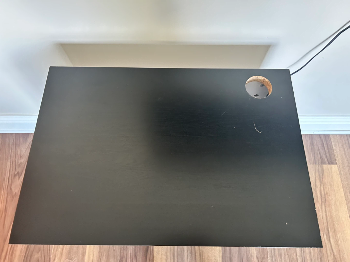 Black & White Desk with Drawer - photo 4