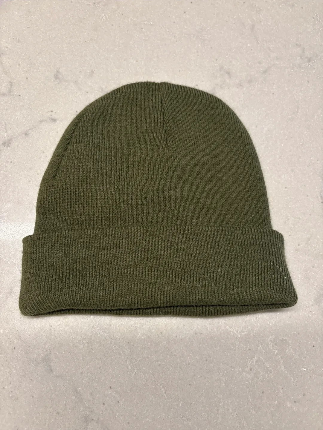 Olive Green Knit Beanie thumbnail