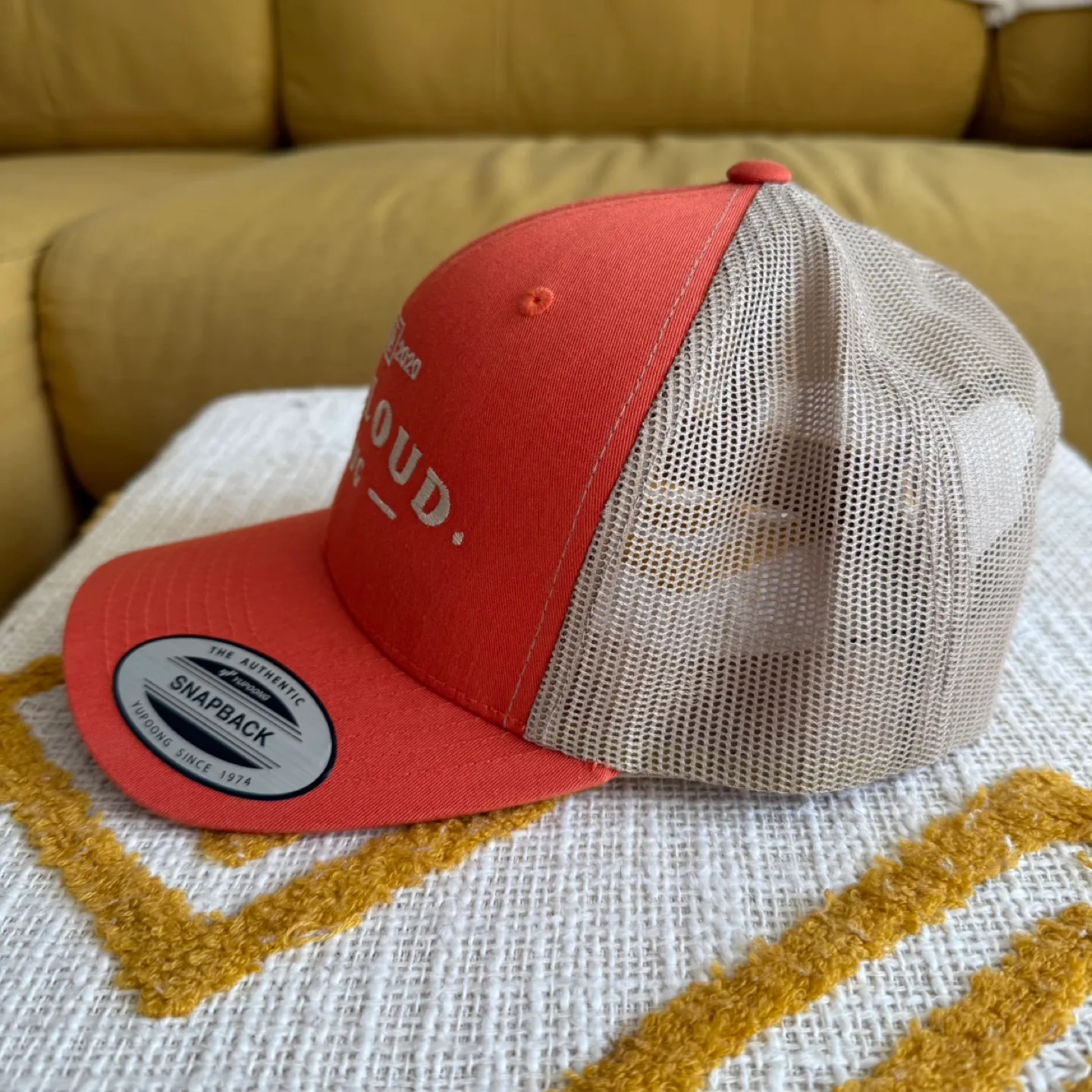 The Loud Plug Orange Snapback Hat image indicator(2)