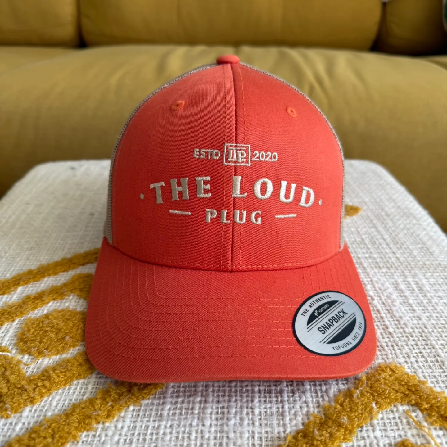 The Loud Plug Orange Snapback Hat thumbnail