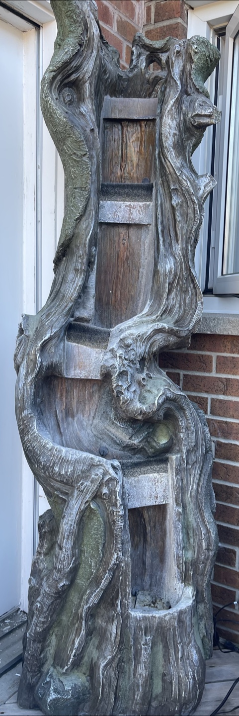 Indoor/Outdoor Tree Trunk Waterfall Feature - photo 2