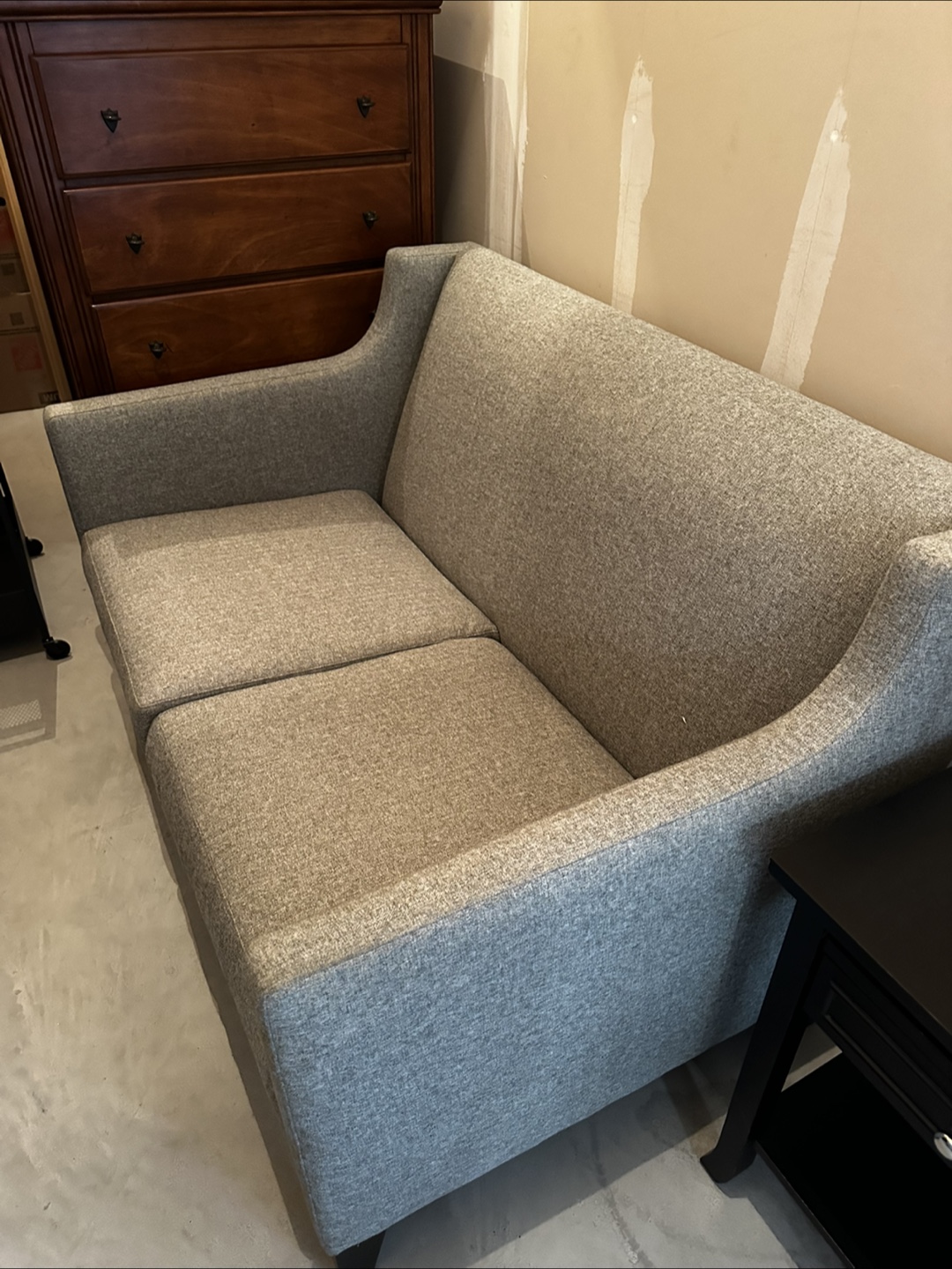 Grey Loveseat Sofa - photo 2