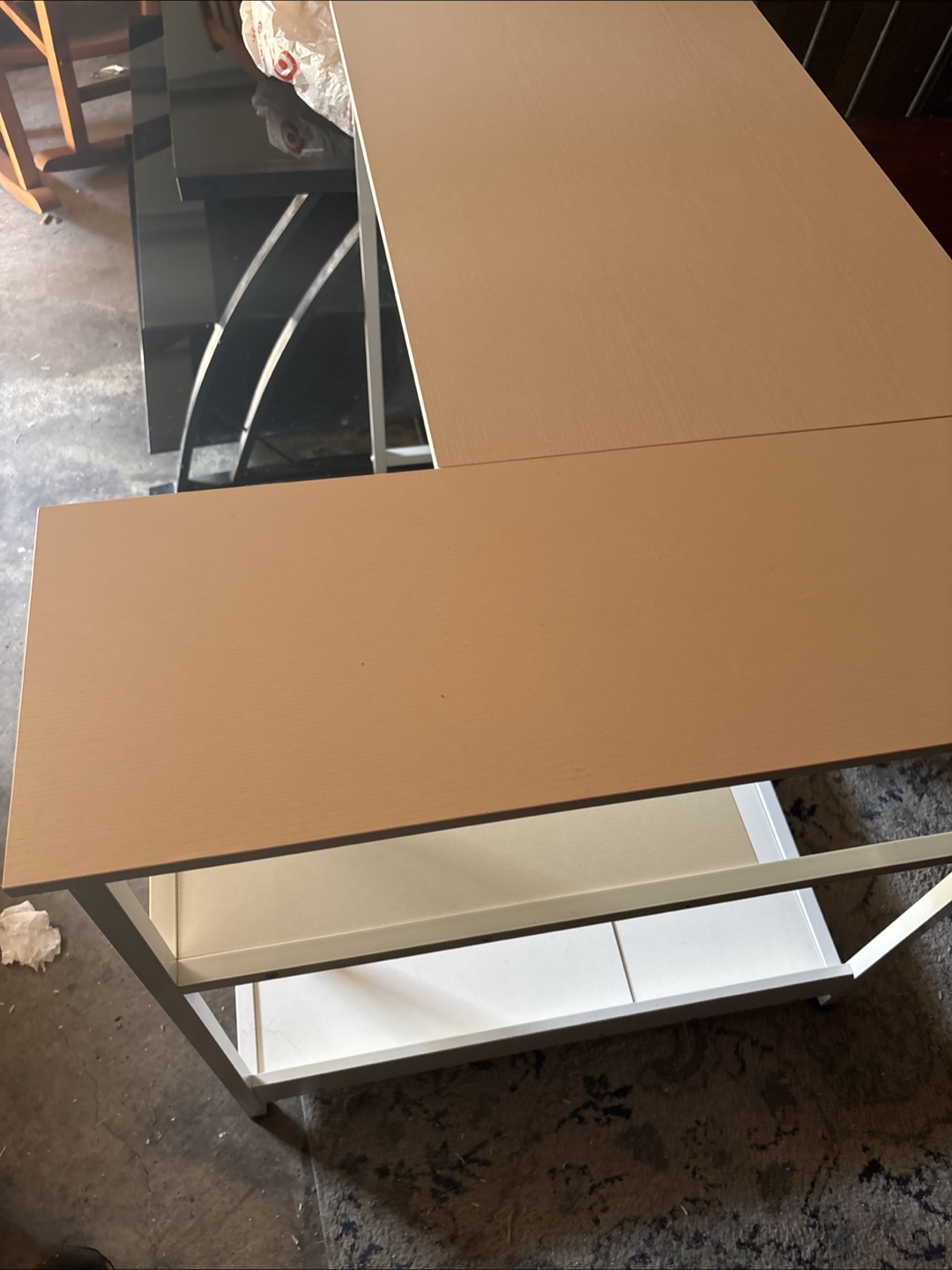 Small white desk - photo 3