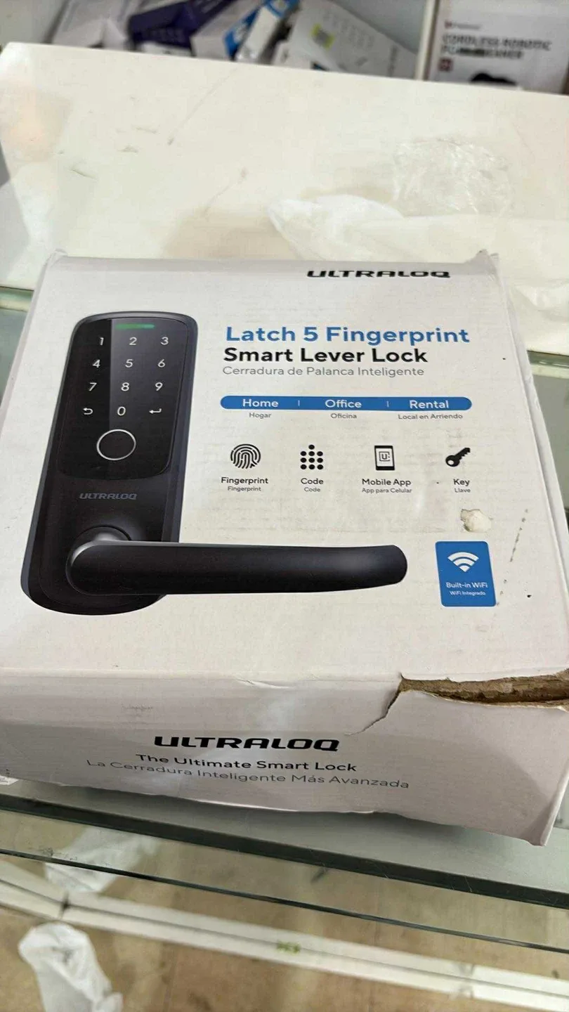 Ultraloq Latch 5 Fingerprint Smart Lever Lock thumbnail