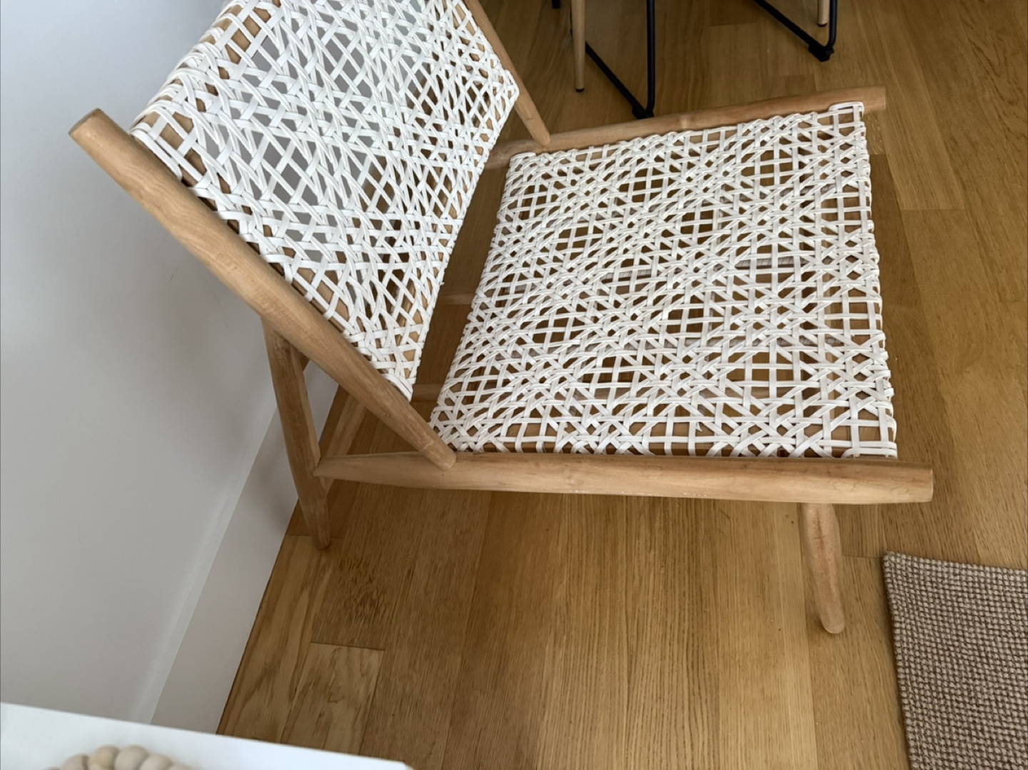 Safavieh Soleil Squared Leather Woven Accent Chair - photo 5
