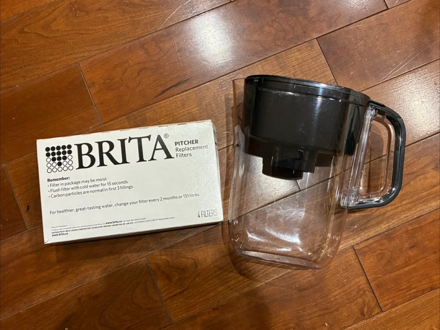 Used Brita Pitcher with 4 New Filters thumbnail