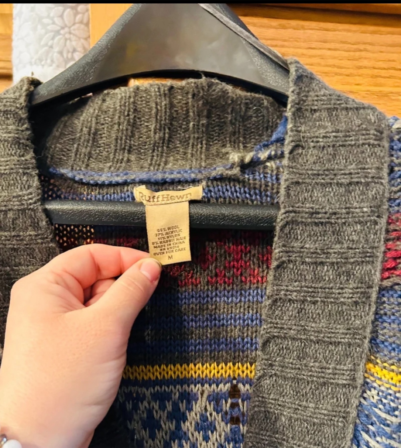 Ruff Hewn Striped Cardigan Size M - photo 4