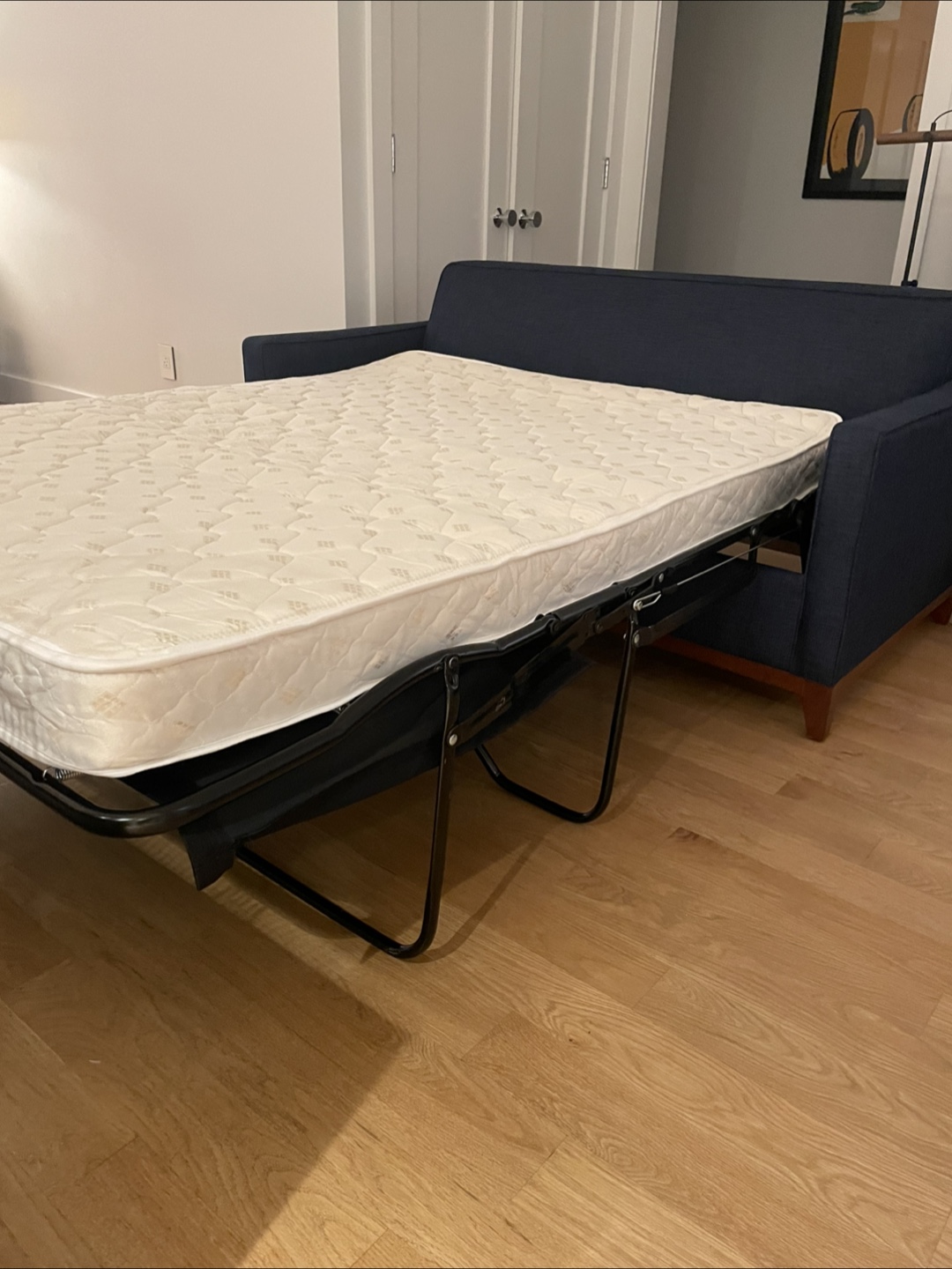 Blue Sleeper Sofa - photo 4