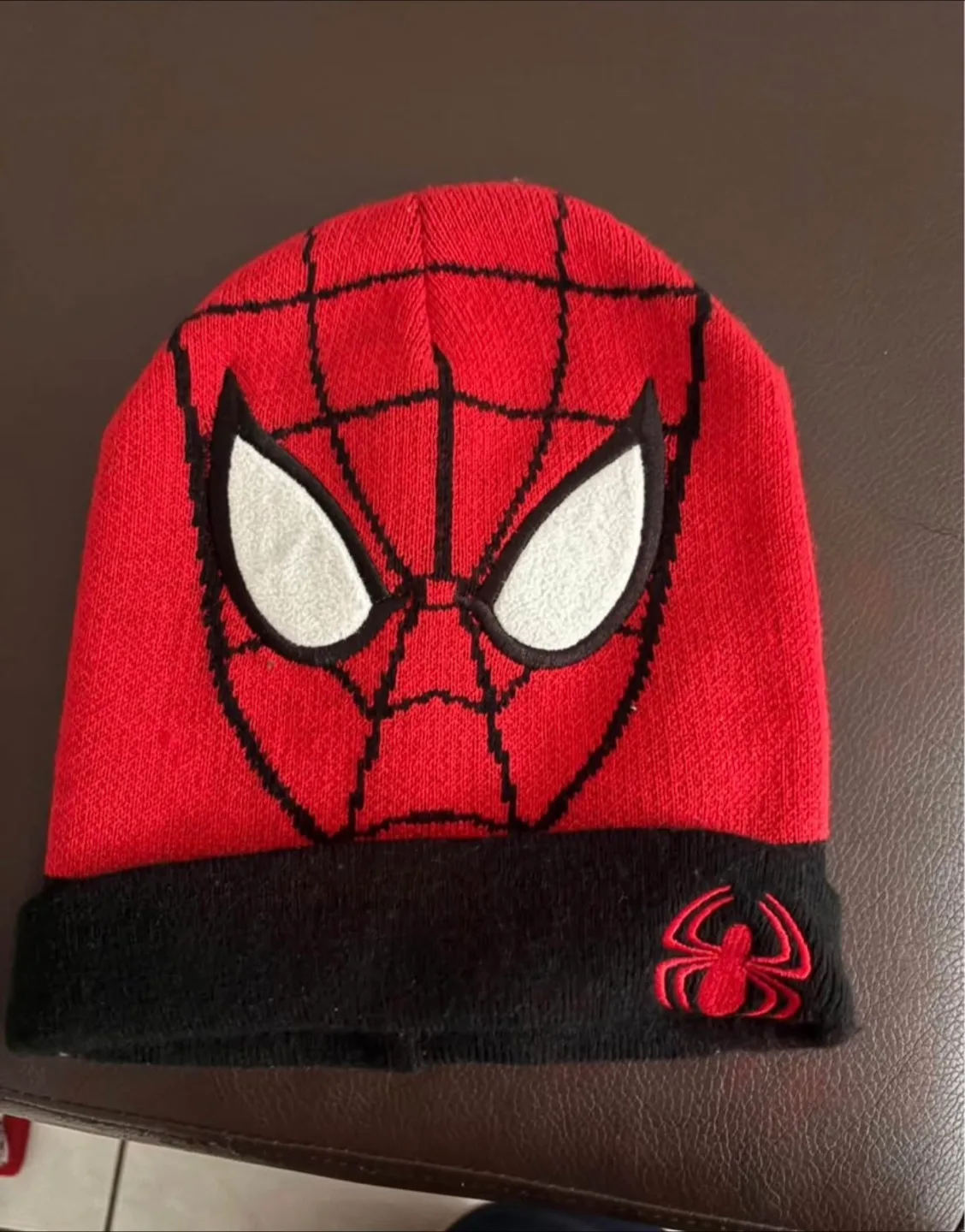 Spider-Man Beanie - Red & Black thumbnail