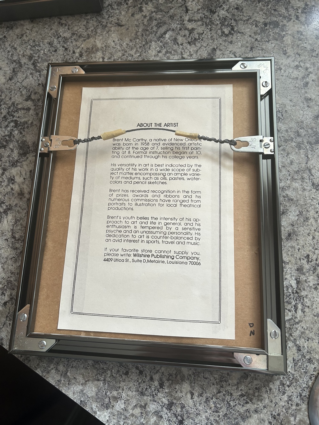 Framed Brent McCarthy Art - New Orleans - photo 2