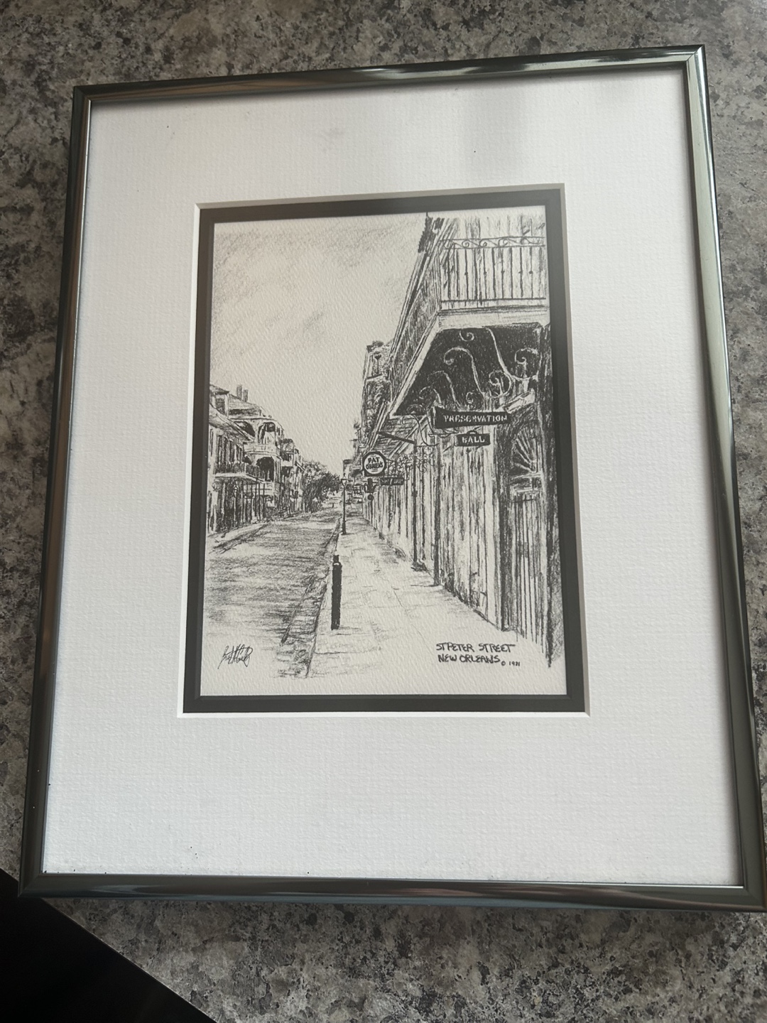 Framed Brent McCarthy Art - New Orleans