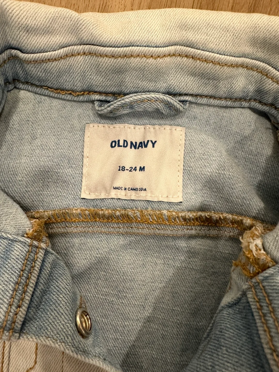 Old Navy Denim Jacket - 18-24 Months image indicator(2)