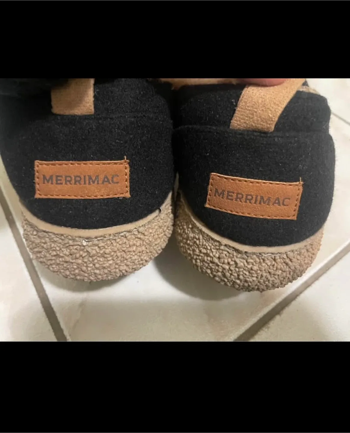 Merrimac Black Slippers thumbnail