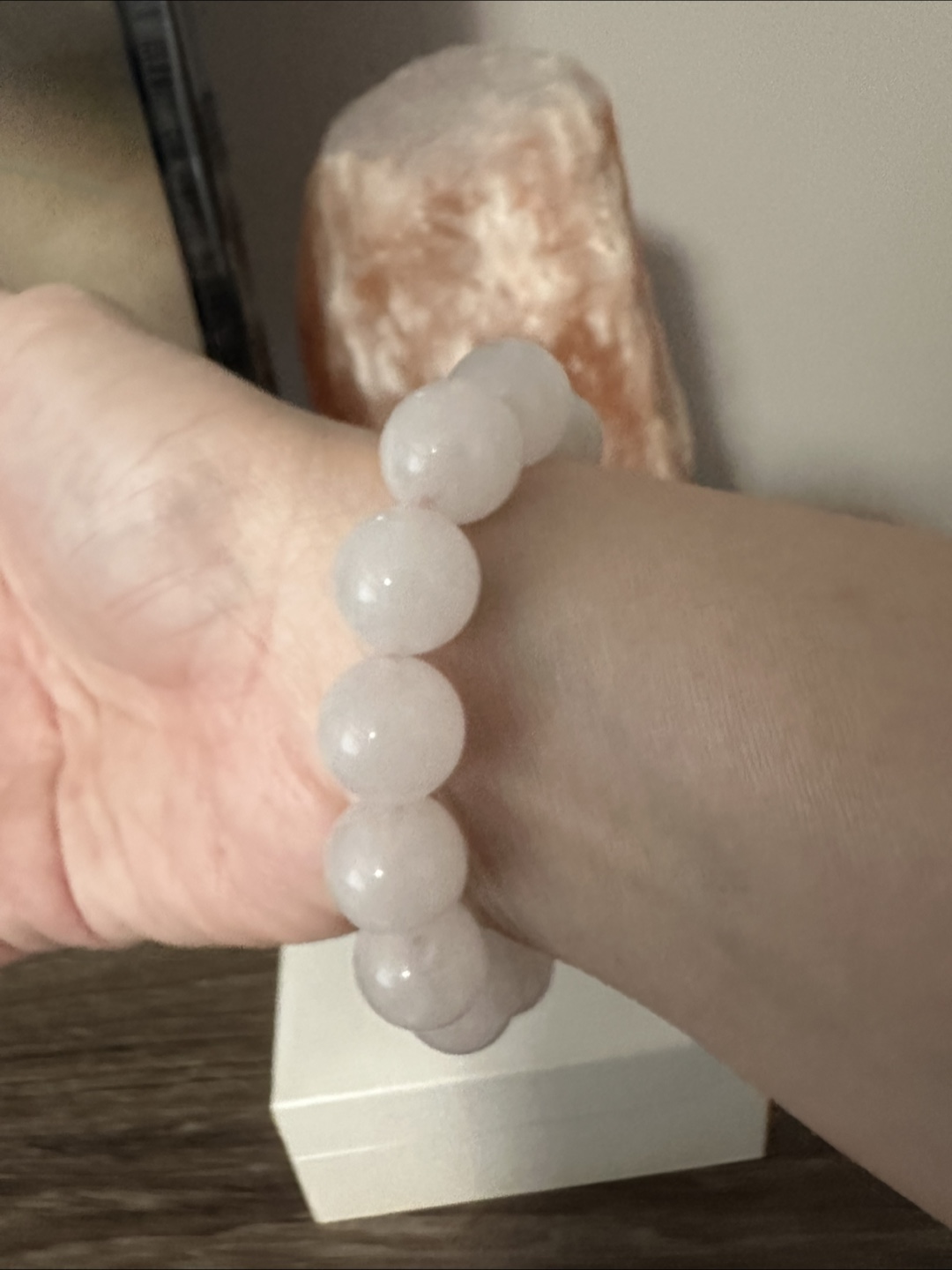 Rose Quartz Bracelet with Fresh Water Pearl - photo 3