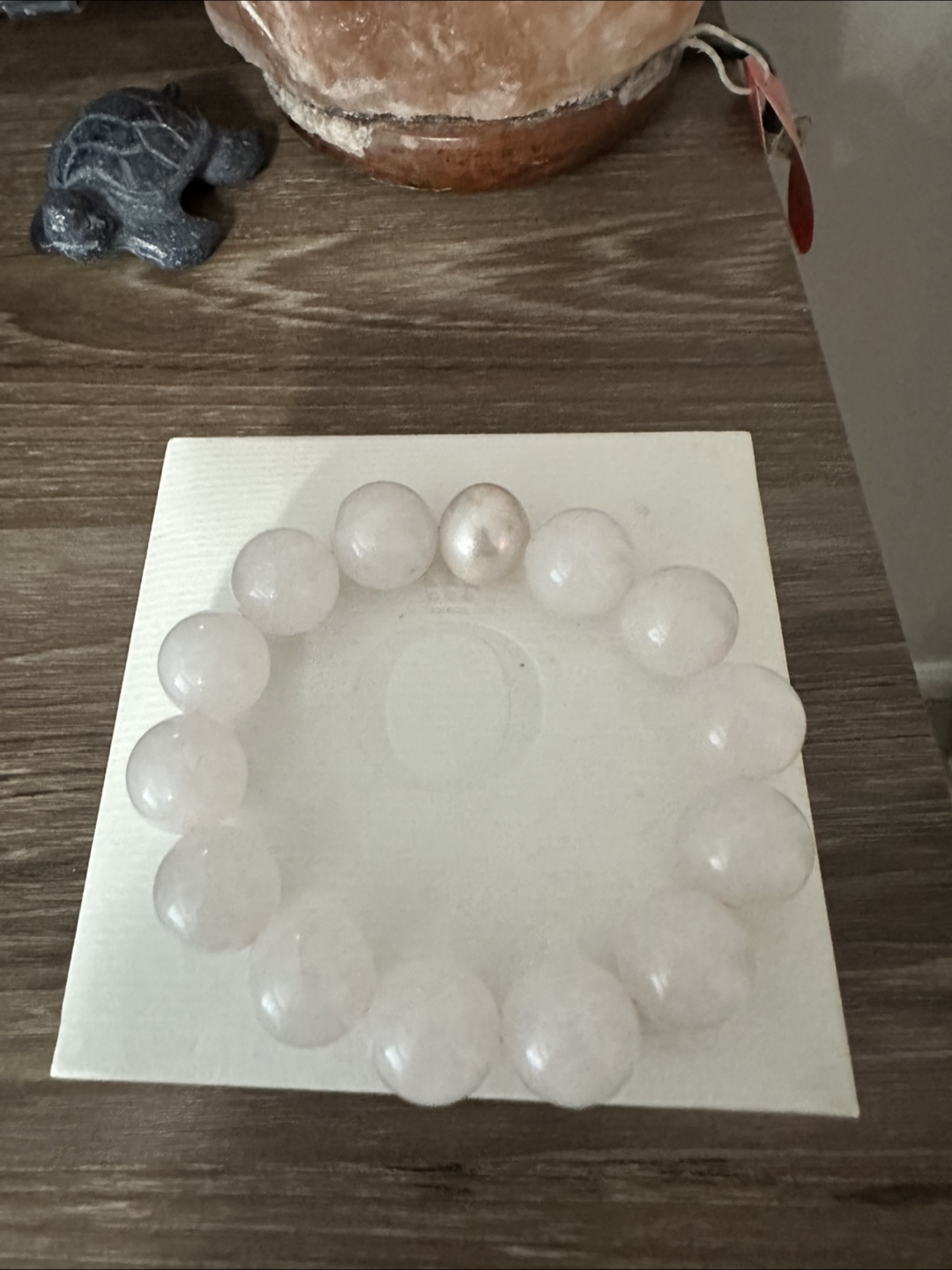 Rose Quartz Bracelet with Fresh Water Pearl