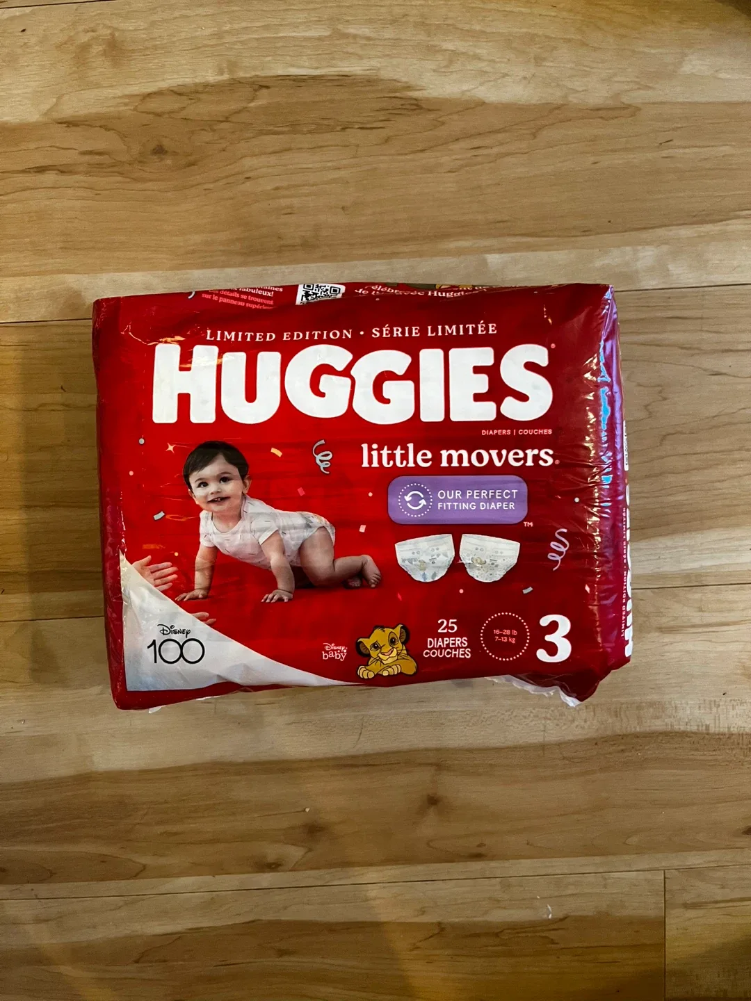 Huggies Little Movers Size 3 Diapers - 25 Count