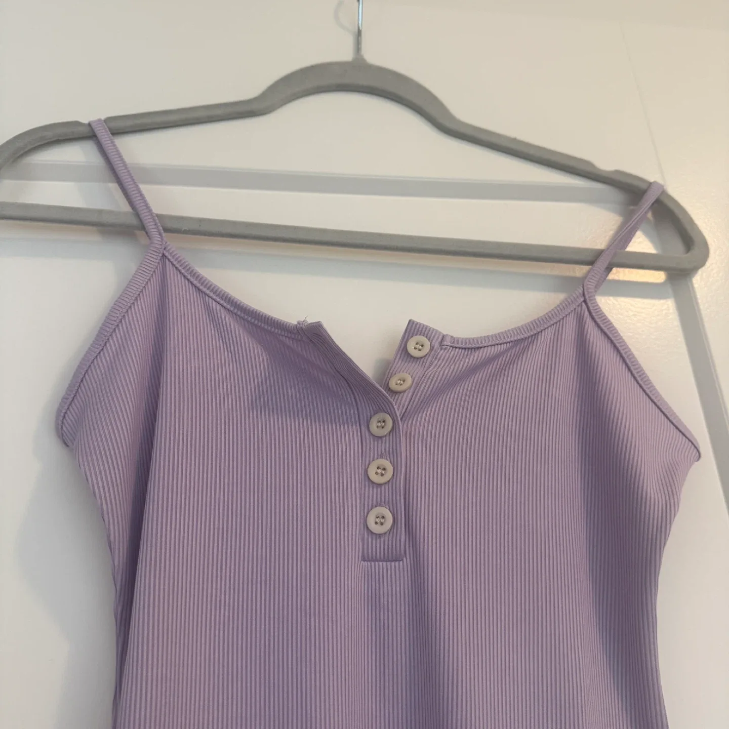 NEW Lavender colour ribbed bodycon dress S image indicator(3)