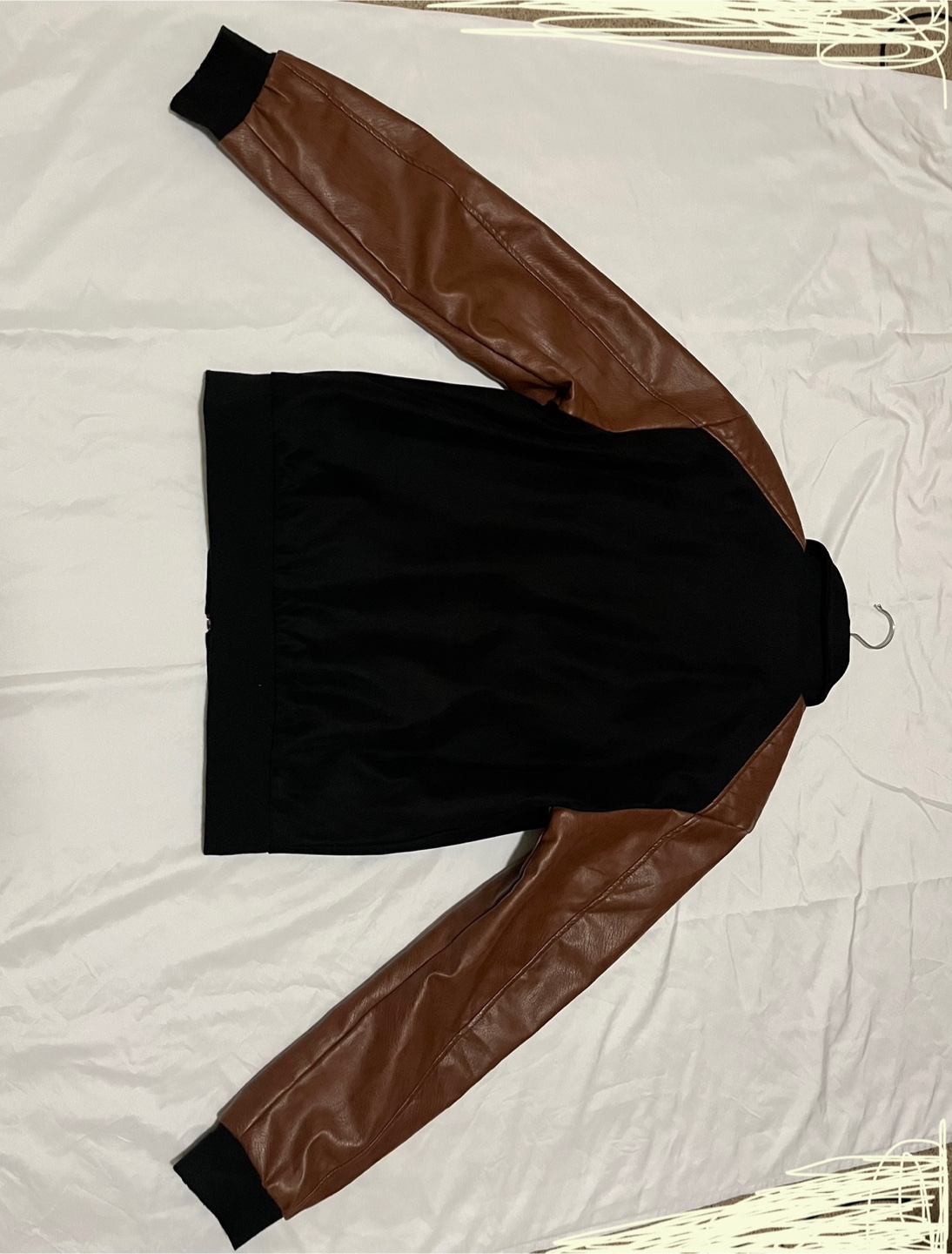 Fried Denim Black & Brown Jacket - Size M - photo 2
