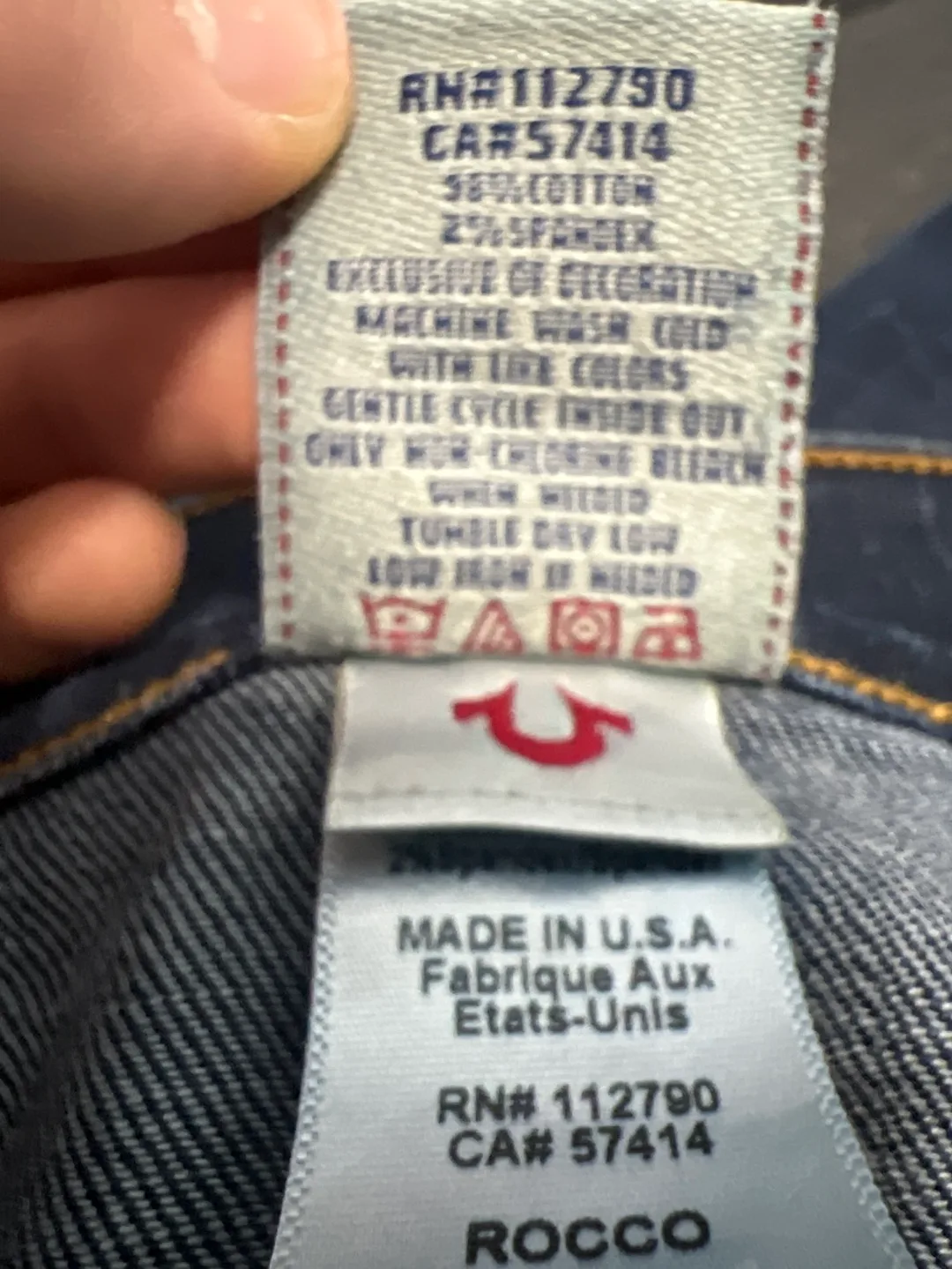 Vintage True Religion Rocco Jeans image indicator(5)