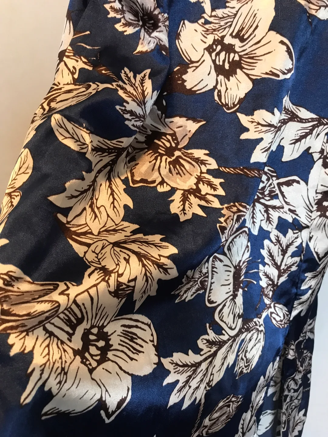 Satin Slip Dress - Blue image indicator(3)