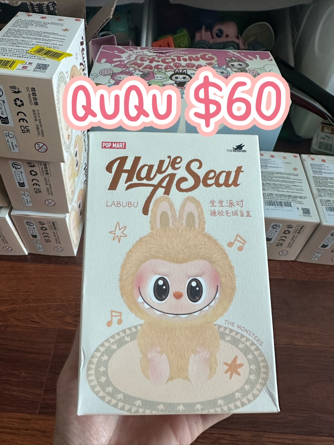 New POP MART LABUBU Have A Seat Blind Box