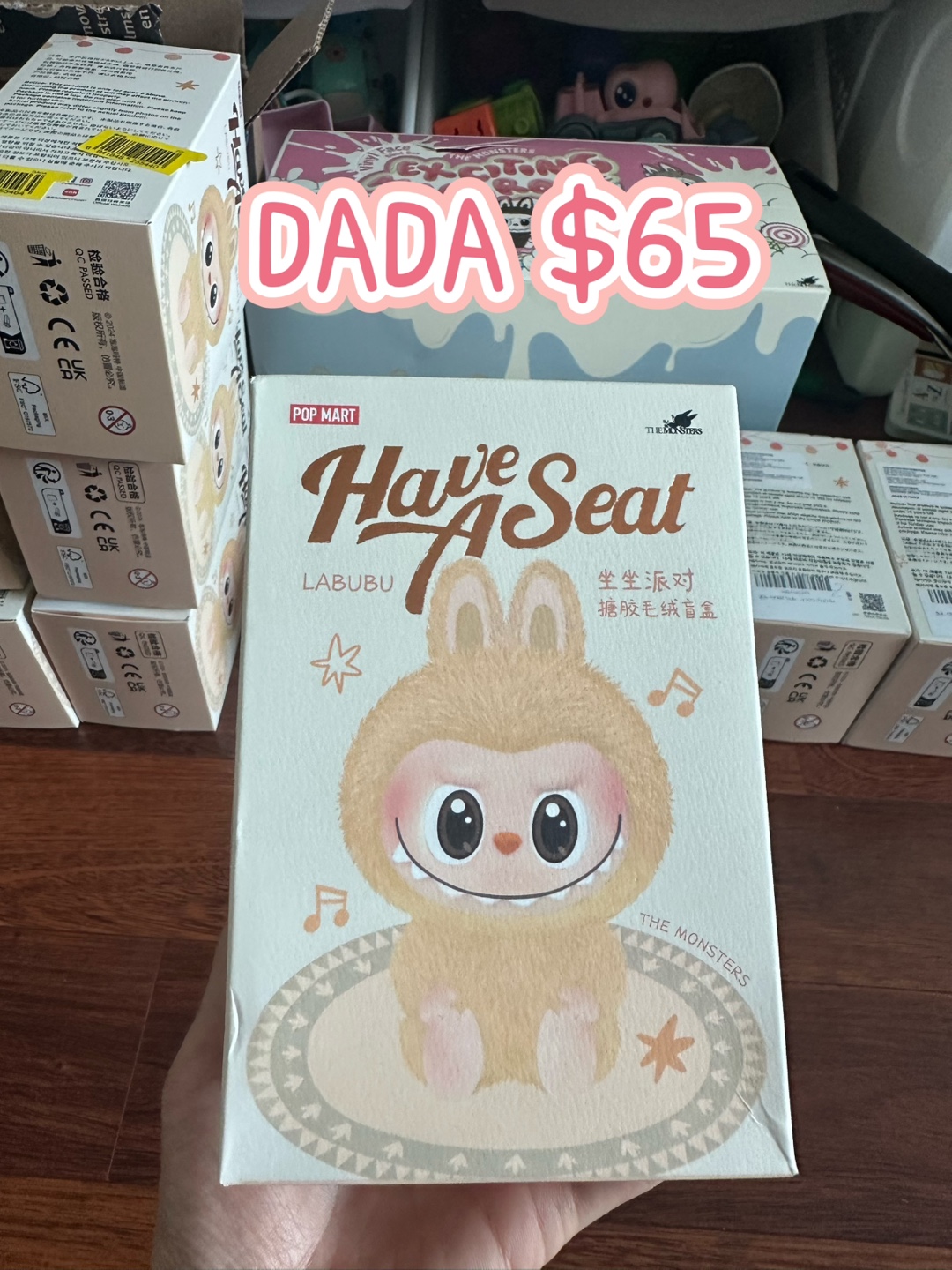 Pop Mart The Monsters Have A Seat Labubu