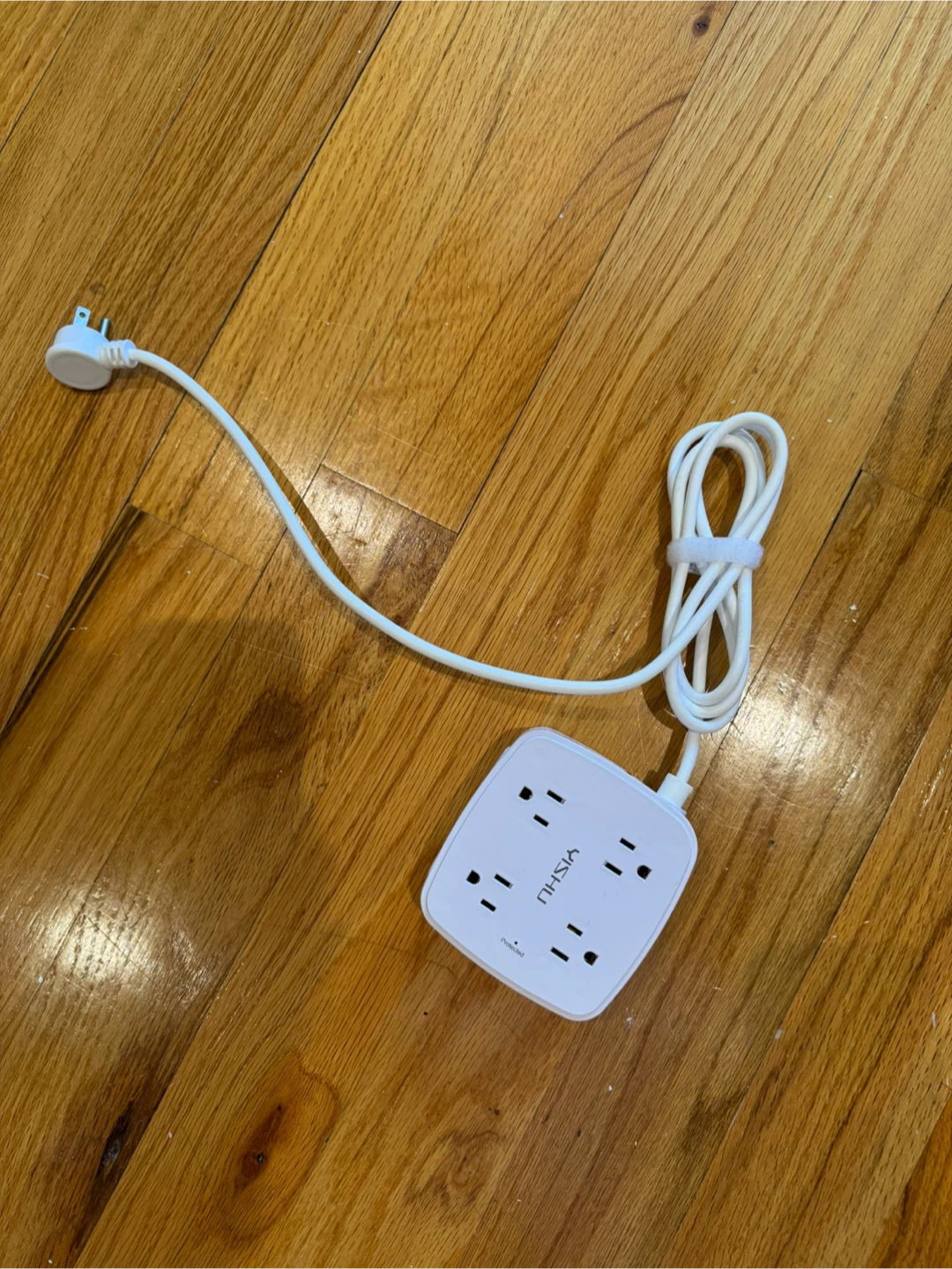 White Power Strip with USB Ports - photo 3