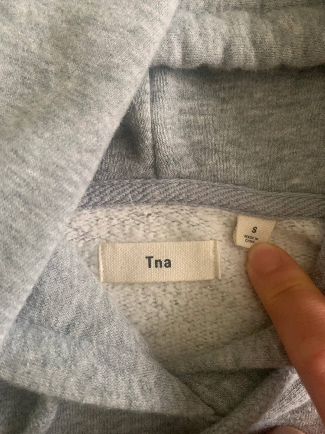 Tna Grey Hoodie Size Small image indicator(4)