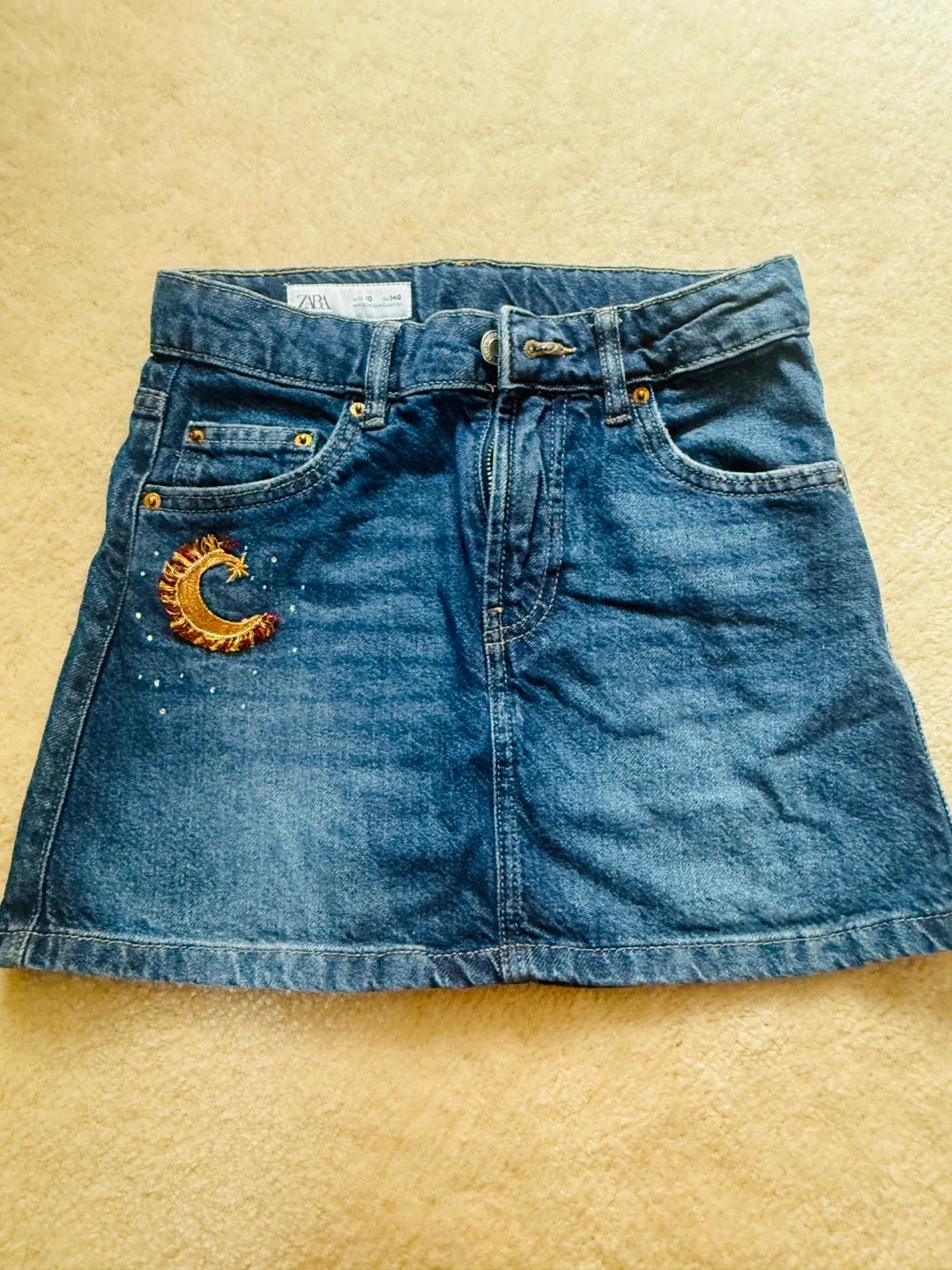 Zara Kids Denim Skirt - Size 10 thumbnail