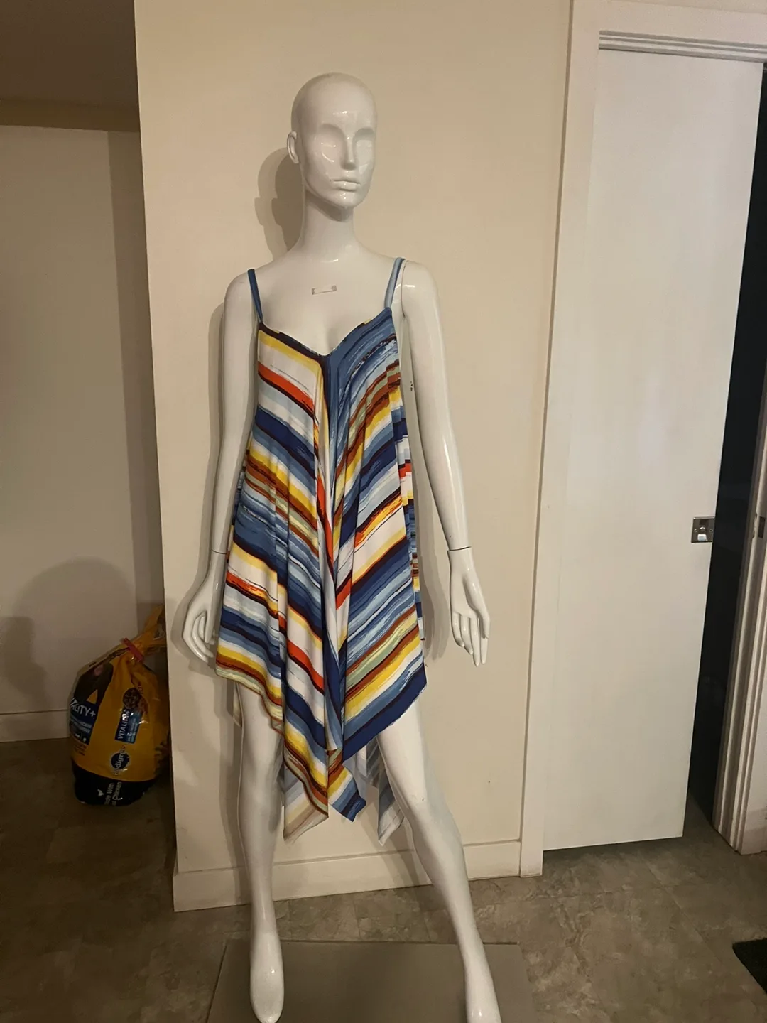 Striped Sleeveless Dress thumbnail