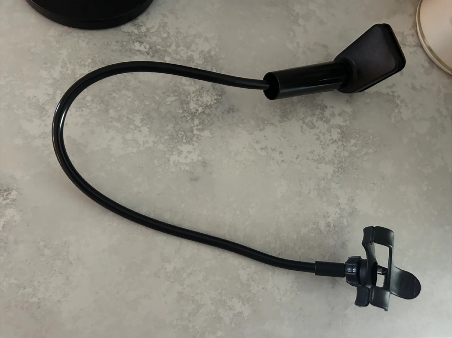 Flexible Gooseneck Phone Holder - Black