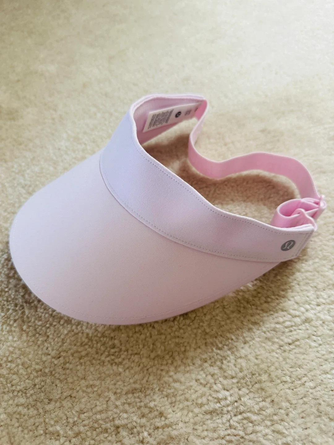 Lululemon pink visor thumbnail