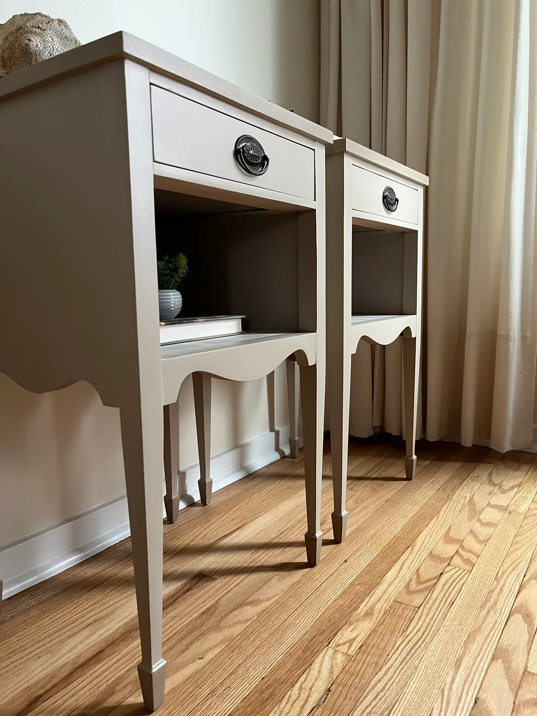 Vintage Johnson Co Nightstands - Set of 2 image indicator(9)