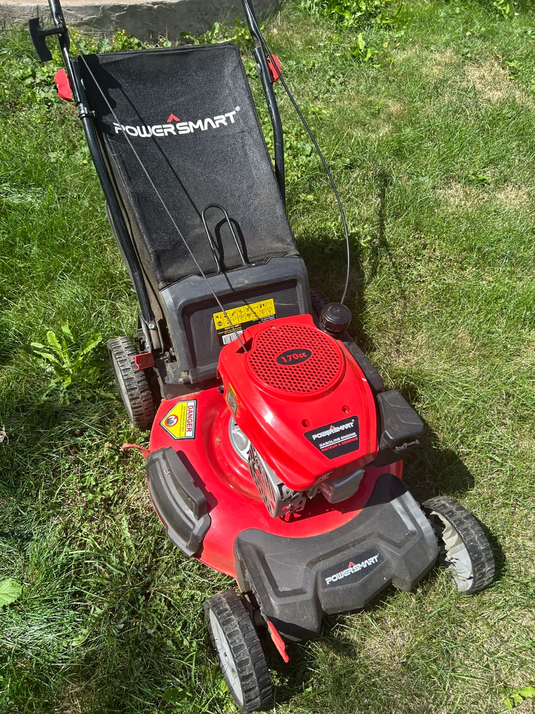 PowerSmart 170cc 21"3-in-1 Gas Push Lawn Mower