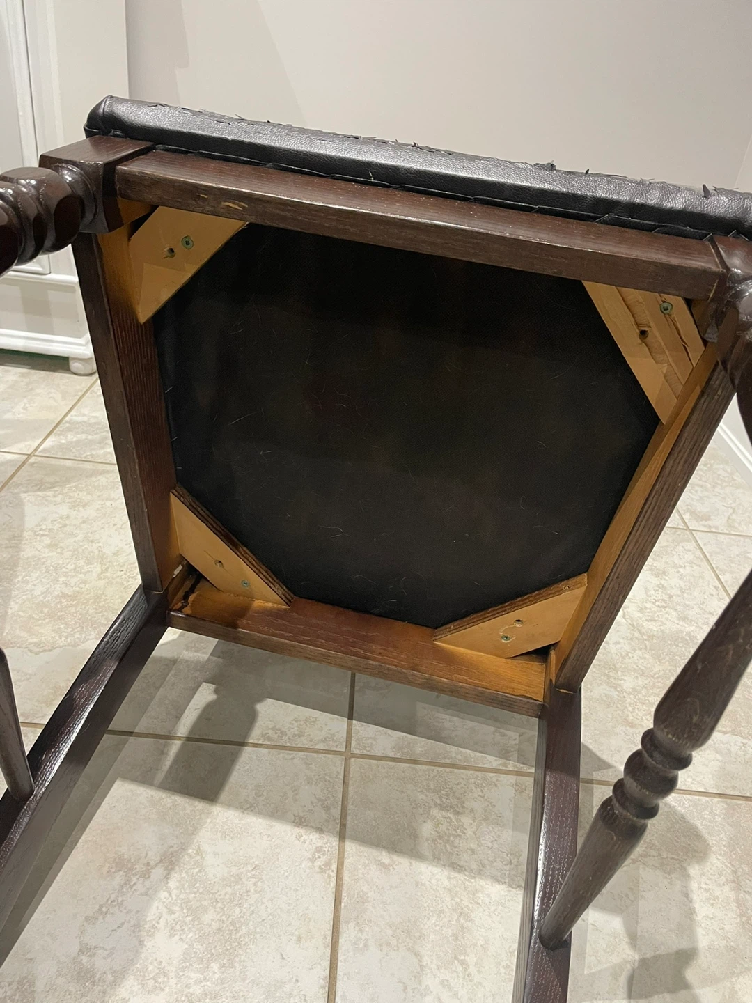 6 Dark Brown Dining Chair - photo 4